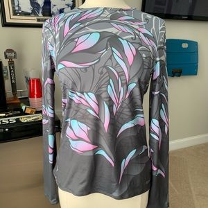 Terry cycling top, size Large